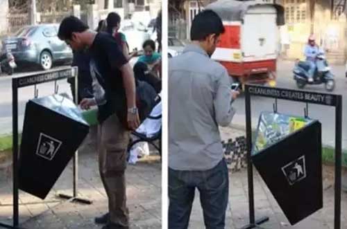 創(chuàng)意垃圾桶，讓城市更美好